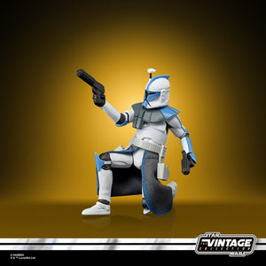 AVAILABILITY LIMITED - Hasbro STAR WARS - The Vintage Collection - LUCASFILM first 50 years - CLONE WARS - ARC Trooper (Blue)(Clone Wars) figure VC 212 - STANDARD GRADE with ASC PROTECTIVE CASE