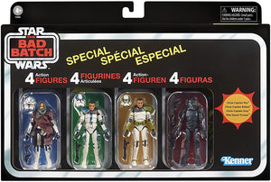 AVAILABILITY LIMITED - Hasbro STAR WARS - The Vintage Collection - Bad Batch Special 4-Pack 3.75 figure set - STANDARD GRADE
