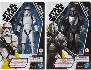 Hasbro STAR WARS - Galaxy of Adventures - Mandalorian & Imperial Stormtrooper - 5 Inch Collectible Action Figure 2-Pack - STANDARD GRADE