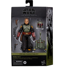 Load image into Gallery viewer, Hasbro STAR WARS - The Black Series 6&quot; - Boba Fett (Book of Boba Fett) Throne Room Deluxe Figure 02 - STANDARD GRADE