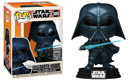 FUNKO POP! - Star Wars: RALPH MCQUARRIE CONCEPT SERIES - DARTH VADER pop! vinyl figure #389 - GALACTIC CONVENTION 2020 Exclusive