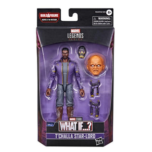 Hasbro MARVEL Legends Series - Disney+ What If...? - T'Challa Star-Lord (Marvel's The Watcher BAF) - 6-inch Action Figure - STANDARD GRADE