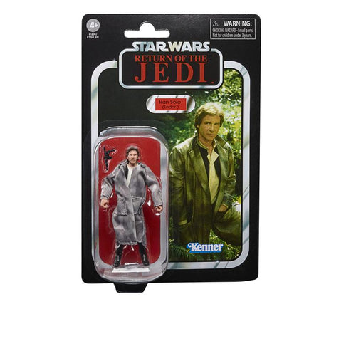 Hasbro STAR WARS - The Vintage Collection - 2021 REPACK Wave 8 - Han Solo (Endor) (Return Of The Jedi) Figure VC 62 - STANDARD GRADE