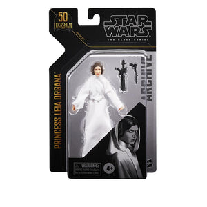 DAMAGED PACKAGING - Hasbro STAR WARS - The Black Series Archive Collection 6" - LUCASFILM 50th Anniversary - Wave 5 - Princess Leia (A New Hope) - SUB-STANDARD GRADE