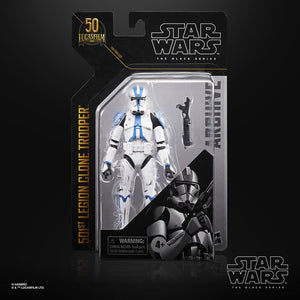 Hasbro STAR WARS - The Black Series Archive Collection 6" - LUCASFILM 50th Anniversary - Wave 5 - 501st Legion Clone Trooper (The Clone Wars) - STANDARD GRADE