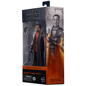 Hasbro STAR WARS - The Black Series 6" NEW PACKAGING - WAVE 9 - MAGISTRATE GREEF KARGA (The Mandalorian) figure 24 - STANDARD GRADE