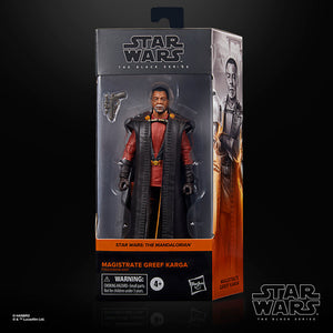 Hasbro STAR WARS - The Black Series 6" NEW PACKAGING - WAVE 9 - MAGISTRATE GREEF KARGA (The Mandalorian) figure 24 - STANDARD GRADE
