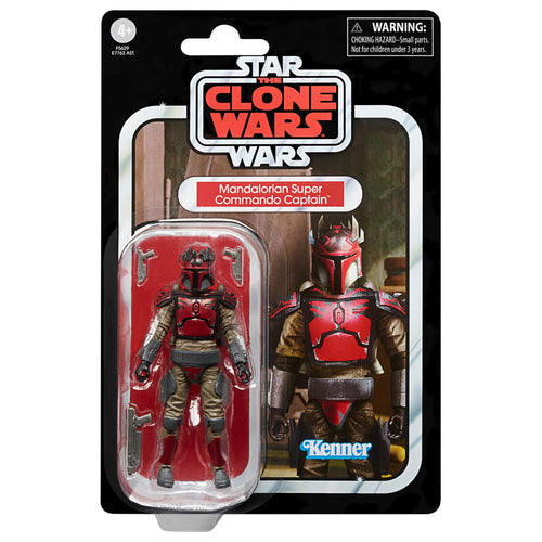 Hasbro STAR WARS - The Vintage Collection - 2022 Wave 11 - Mandalorian Super Commando Captain (The Clone Wars) figure - VC-246 - STANDARD GRADE