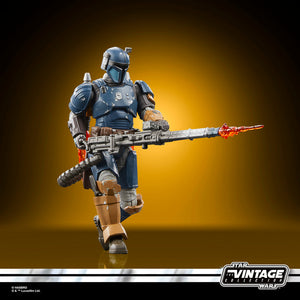 Hasbro STAR WARS - The Vintage Collection - Paz Vizsla (The Mandalorian) Deluxe 3.75" WORLD-BUILDING SET - STANDARD GRADE