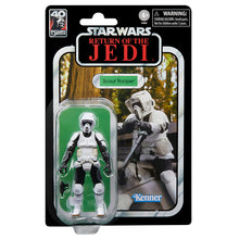 Load image into Gallery viewer, Hasbro STAR WARS - The Vintage Collection - Return of the Jedi 40th Anniversary - Speeder Bike with Scout Trooper figure Deluxe 3.75&quot; WORLD-BUILDING SET - STANDARD GRADE