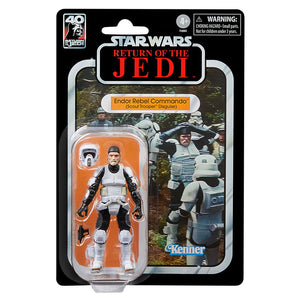 Hasbro STAR WARS - The Vintage Collection - Return of the Jedi 40th Anniversary - Endor Bunker with Endor Rebel Commando (Scout Trooper Disguise) figure VC-272 - STANDARD GRADE