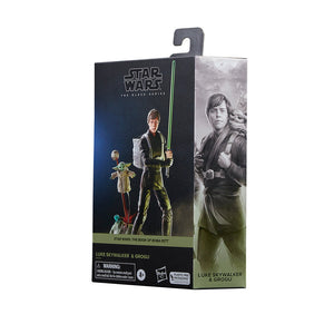 Hasbro STAR WARS - The Black Series 6" PLASTIC FREE PACKAGING - Luke Skywalker & Grogu (Book of Boba Fett) Deluxe Figure 03 - STANDARD GRADE