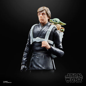 Hasbro STAR WARS - The Black Series 6" PLASTIC FREE PACKAGING - Luke Skywalker & Grogu (Book of Boba Fett) Deluxe Figure 03 - STANDARD GRADE