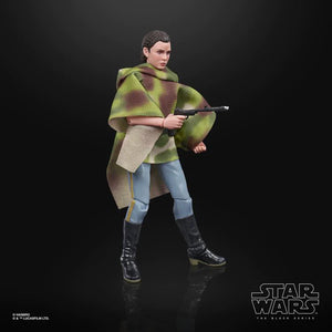 DAMAGED PACKAGING - Hasbro STAR WARS - The Black Series 6" NEW PACKAGING - WAVE 2 - Princess Leia Organa (Endor) figure 03 - SUB-STANDARD GRADE