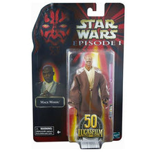 Load image into Gallery viewer, Hasbro STAR WARS - The Black Series 6&quot; - LUCASFILM 50th Anniversary - Mace Windu (The Phantom Menace) Exclusive action figure - STANDARD GRADE
