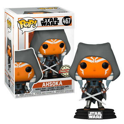 FUNKO POP! - Star Wars: The Mandalorian - AHSOKA (Hooded) - SPECIAL EDITION pop! vinyl figure #467
