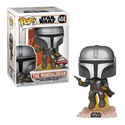 FUNKO POP! - Star Wars: The Mandalorian - THE MANDALORIAN (Flying) - SPECIAL EDITION pop! vinyl figure #408