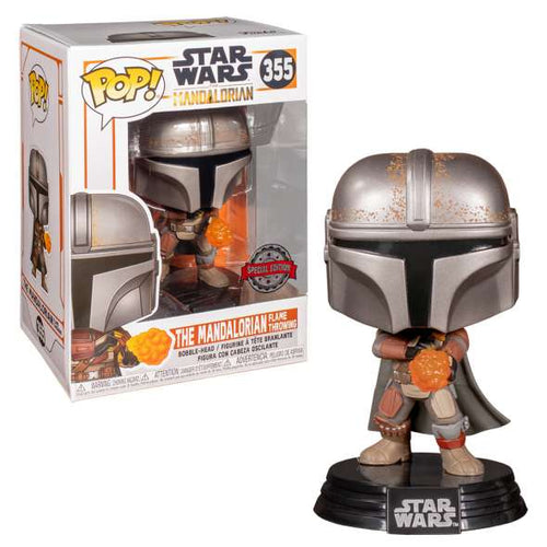 FUNKO POP! - Star Wars: The Mandalorian - THE MANDALORIAN (Flame throwing) - SPECIAL EDITION pop! vinyl figure #355